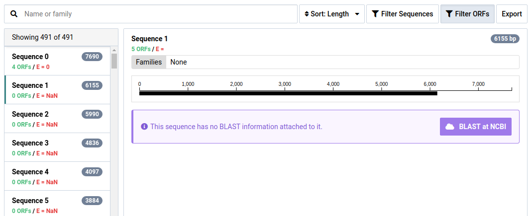 Unfiltered Sequences