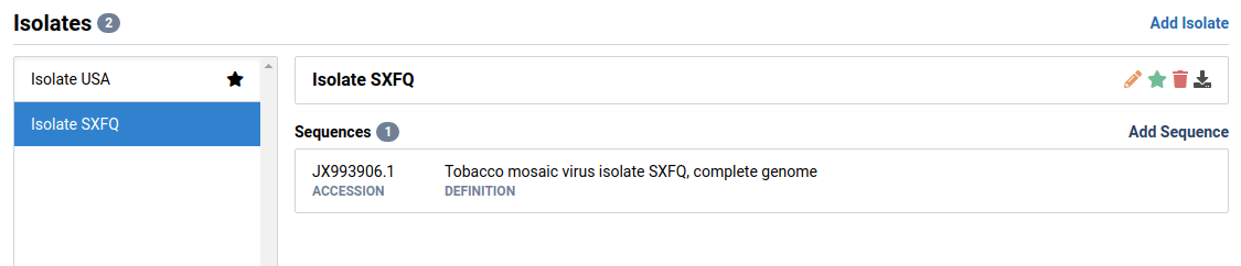 TMV with sequence added for Isolate SXFQ