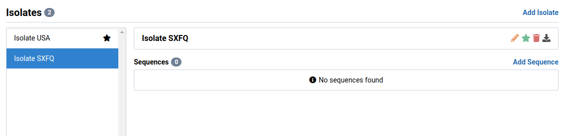 TMV with Isolate SXFQ selected